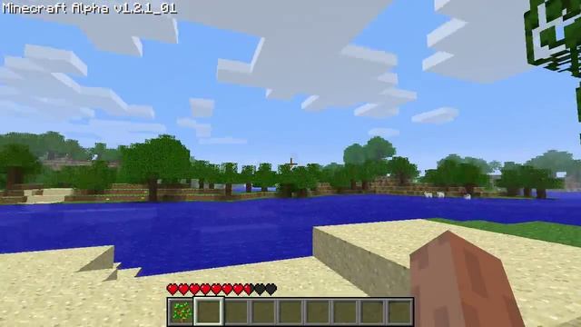 Minecraft Alpha 1.2.1 - Обзор смотреть онлайн