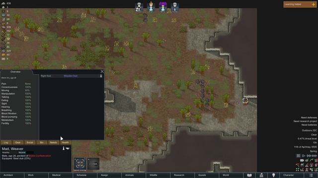 Rimworld (01) Time to Rise (1.3 Modded Zombieland) смотреть онлайн