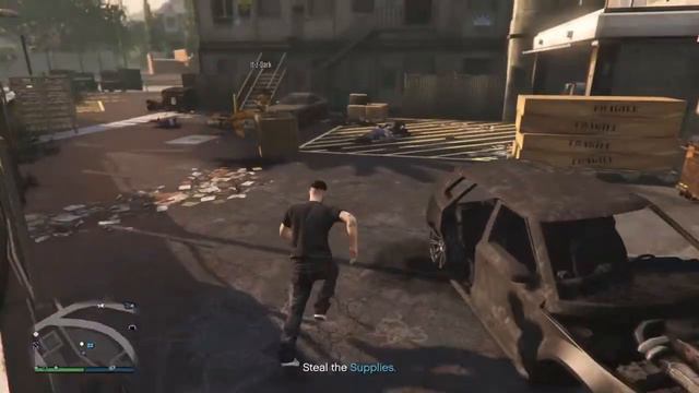 GTA 5 Online Worn Fugitive. Very Rare Biker Resupply Mission Vehicle! смотреть онлайн