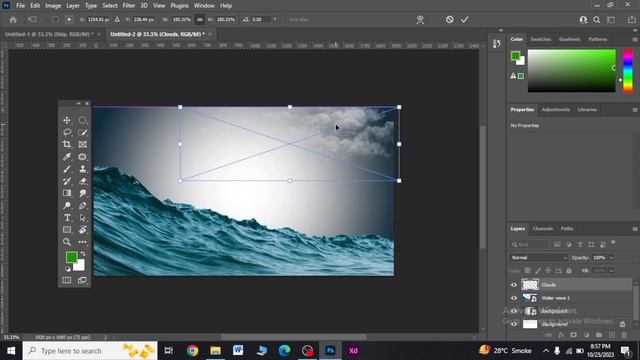 Photo Manipulation In Photoshop | Sea In Glass Photo Manipulation | Photoshop Tutorials | BID IT La