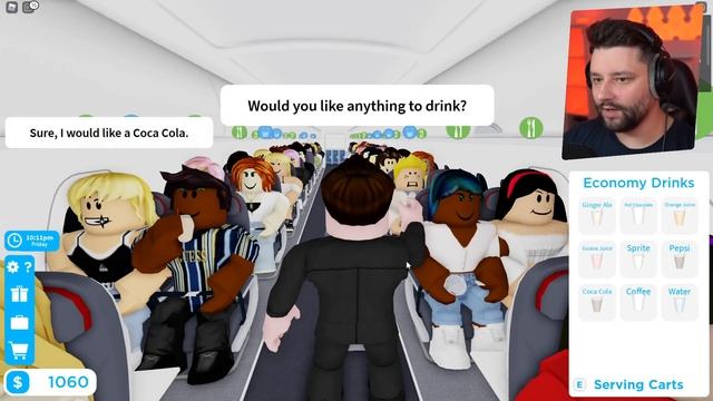 My Plane Caught FIRE It Burned To The GROUND In Cabin Crew Simulator (Roblox) смотреть онлайн