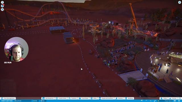 Planet Coaster LIVE #2 || Продолжаем играть на харде смотреть онлайн