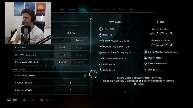 Assassin's Creed Valhalla | My Button Layout/Settings to Make the Game Play Like an Old-School AC смотреть онлайн