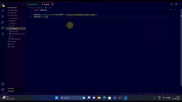 Creating a webview using python in 3 lines of code смотреть онлайн