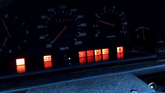 Volvo 740 All Warning Lights Flashing
