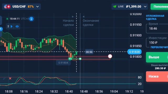 Разгон минимального депозита Часть 2 / Торговля с телефона / Квотекс / Покет опшен смотреть онлайн