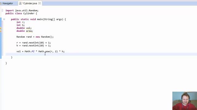 3-8 Java: Calculating Volume and Area of Cylinder (Java Math class) смотреть онлайн