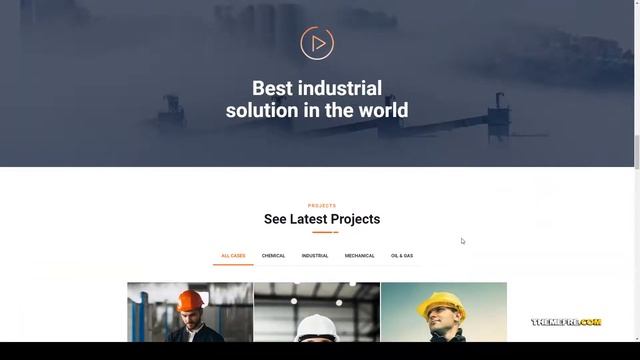 Mayu - Factory and Industrial WordPress Theme industry chemical смотреть онлайн