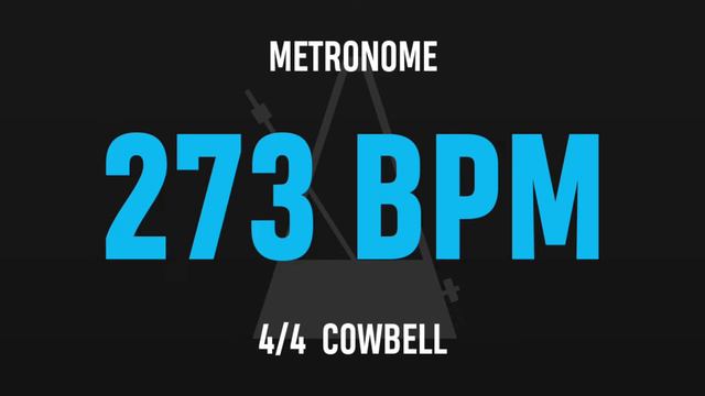 273 BPM 4/4 - Best Metronome (Cowbell) смотреть онлайн