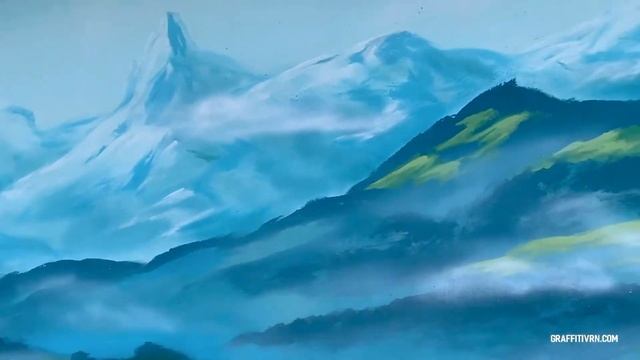 Denisgramm. Роспись фасада частного дома смотреть онлайн