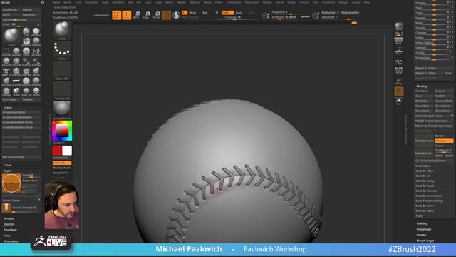 X-TREME Baseball Head Livestream Part 1 - ZRemesh, ZModeler, IMM and Stitches, VDM Alphas, etc..! смотреть онлайн