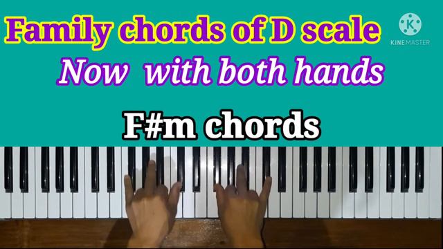 Family chords of D major scale-D scale ani yeska chord haru-scale chords & notes-easy piano lesson🤗 смотреть онлайн