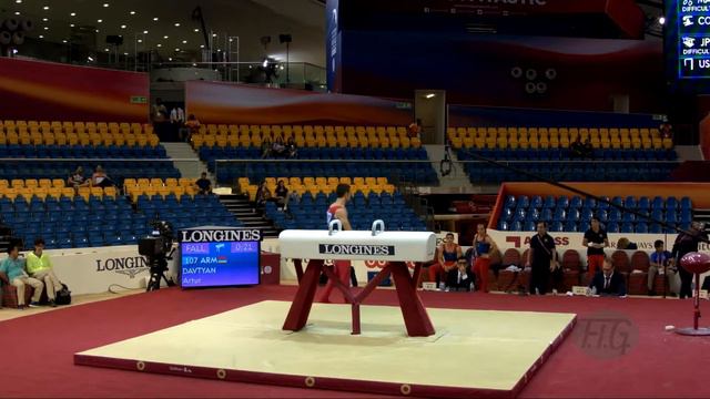 DAVTYAN Artur (ARM) - 2018 Artistic Worlds, Doha (QAT) - Qualifications Pommel Horse смотреть онлайн