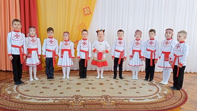 Чувашская шуточная песня " Качака". Ансамбль " Ручеек" МБДОУ " Детский сад №162" смотреть онлайн