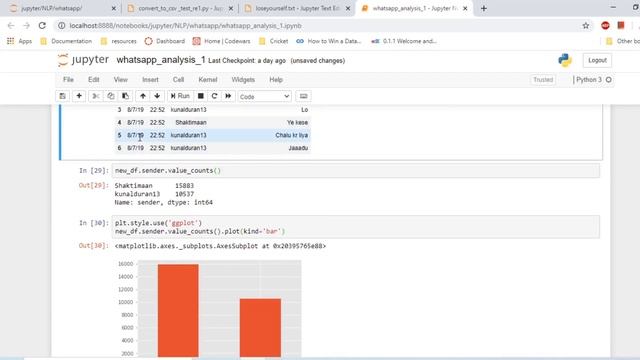Exploratory Data Analysis on Whatsapp Chats with Python смотреть онлайн
