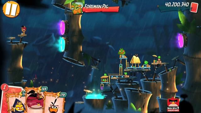 Angry Birds 2-King Pig Panic with BUBBLE (22/02/21) | Darkside - The Dark Gaming смотреть онлайн
