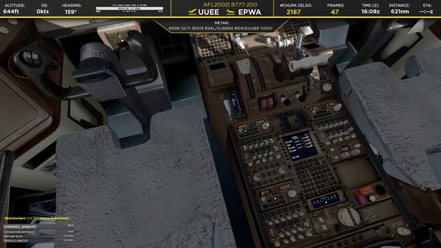 [P3D ] 777 | Sheremetyevo Int'l (SVO) → Warsaw Frederic Chopin (WAW) смотреть онлайн