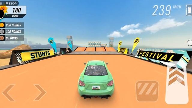 Car Stunt Races: Mega Ramps | Career Mode | All Levels of Compact Sport | Gameplay смотреть онлайн