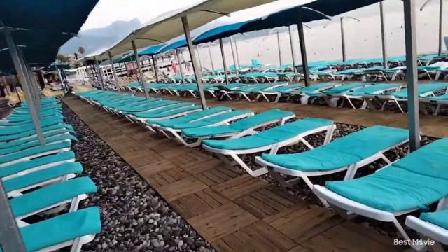 Кемер #Miranda Moral Beach hotel 3* Пляж. Кто рано встаёт, тот встречает восход солнца. смотреть онлайн