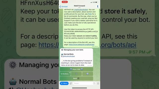 Tutorial Auto Forward Bot Telegram / Auto Message Forwarder Bot to Channel Telegram Bagian 1 смотреть онлайн