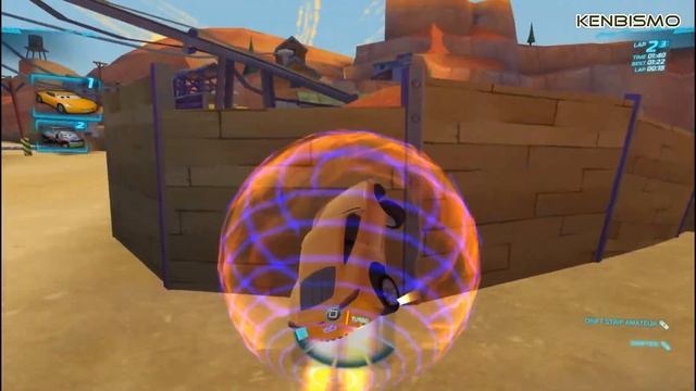 Cars 2 The Video Game Driven To Win Mod Cruz Ramirez Rust-Eze Racing Center Canyon Run PC Game HD смотреть онлайн