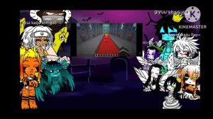 hashira kaijus au gacha life react to grox and 10,000 villagers.