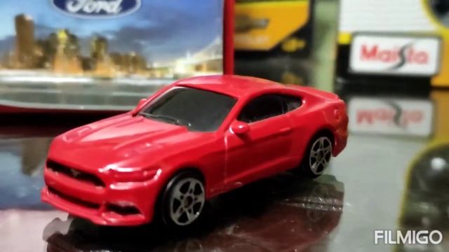 maisto Ford MUstang GT 2015 1/64 diecast scale video review смотреть онлайн