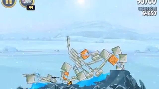 Angry Birds Star Wars 3-2 Hoth 3 Stars Walkthrough смотреть онлайн