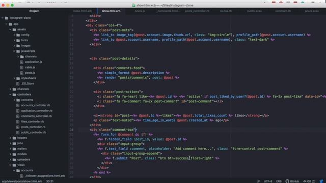 BUILD AN INSTAGRAM CLONE [PART 3] RUBY ON RAILS TUTORIAL смотреть онлайн