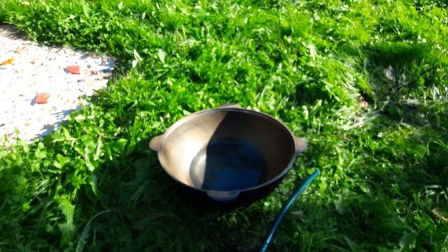 Как очистить новый казан и не отравиться машинным маслом. смотреть онлайн