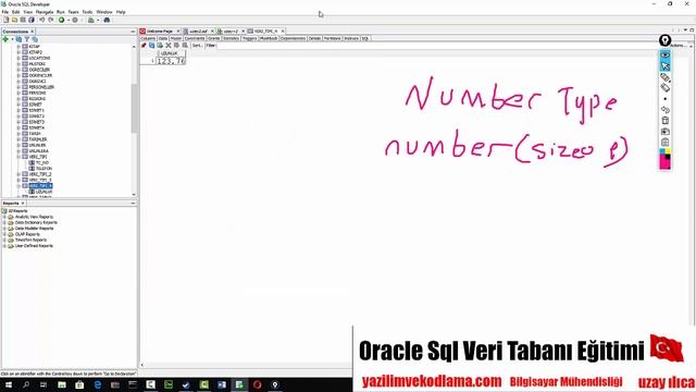 4- Sayı(Number) Veri Tipi Ayrıntılarıyla Kullanımı|ORACLE SQL VERİ TABANI DERSLERİ TÜRKÇE смотреть онлайн