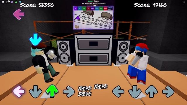 Pretending to be Garcello in ROBLOX Friday Night Funkin смотреть онлайн
