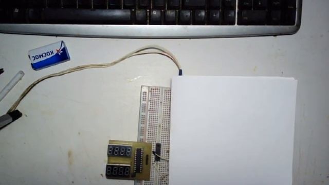 Индикатор на микросхеме MAX7219 два по четыре смотреть онлайн