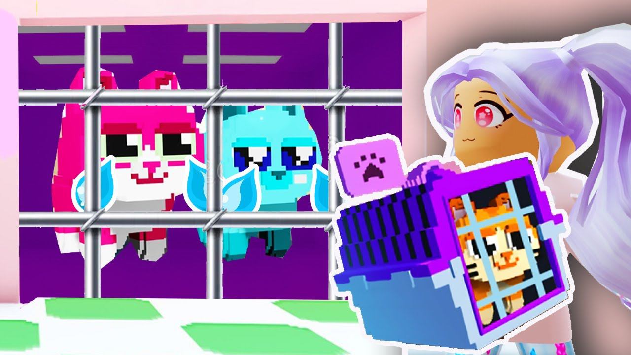СПАСАЮ ДРУЗЕЙ КОТИКОВ в ROBLOX ! смотреть онлайн