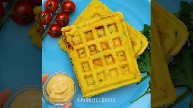 Как сделать вафли и приготовить себе быстрый завтрак