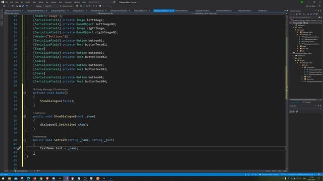 Unity Dialogue Editor Tutorial made with graph view Part 5.1 - Show Data In UI смотреть онлайн