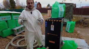 Как утеплить эковатой самому? Монтаж эковаты своими руками!