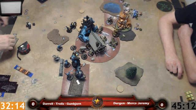 Warmachine MK3 - Trolls (Gunnbjorn) Vs. Mercs (Durgen) смотреть онлайн