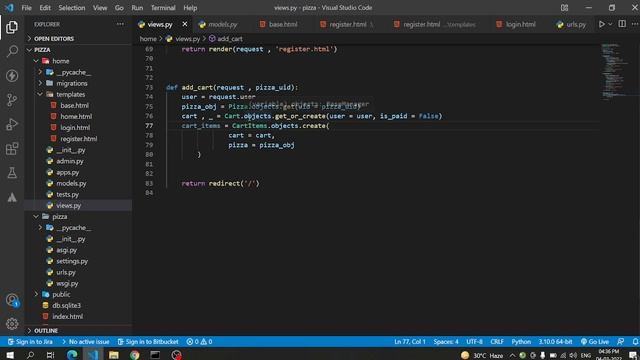 Create a Pizza Ordering app Like Dominos in Django | Django Advance Project смотреть онлайн