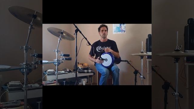 Oriental professional Turkish Darbuka Vatan cast aluminum blue pearl смотреть онлайн