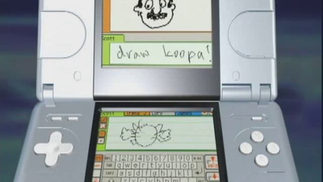 PictoChat Nintendo DS Gameplay - PictoChat Footage смотреть онлайн