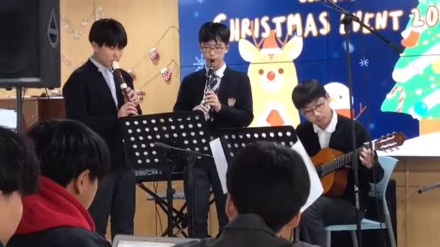 Silent Night (Alto Recorder, Clarinet, Guitar) [SSI and Christmas performance] смотреть онлайн