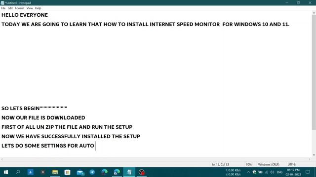HOW TO INSTALL INTERNET SPEED MONITOR FOR WINDOWS 10 AND 11 смотреть онлайн
