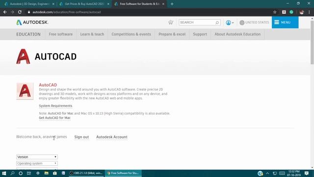 Auto CAD FREE Download 2020 смотреть онлайн