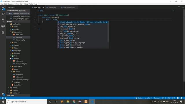 GETTING STARTED WITH CODEIGNITER (PHP FRAMEWORK) || CURD APPLICATION USING CODEIGNITER смотреть онлайн