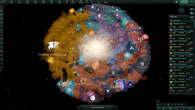 Stellaris Timelapse v.3.1.0 using Starnet AI смотреть онлайн