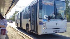 Нефаз 5299-30-42 на маршруте 74, г. Уфа