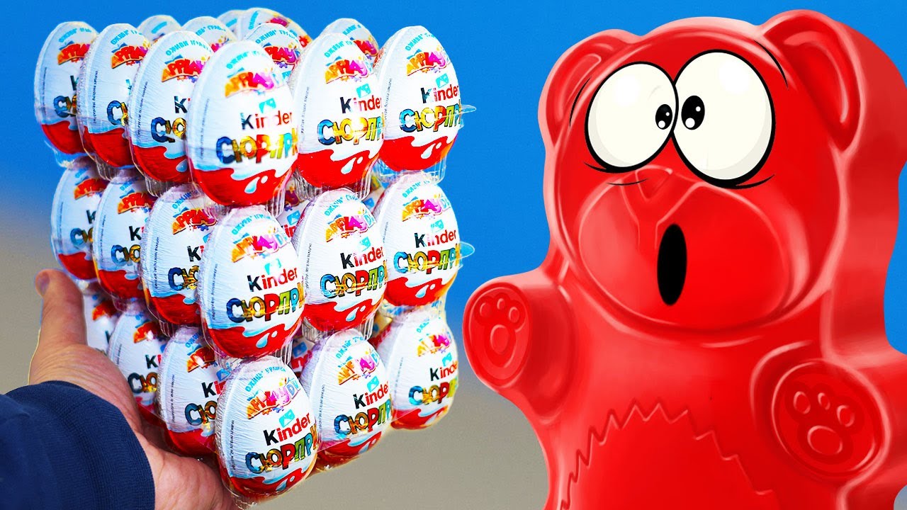 Вскрыл новый ящик киндер сюрпризов (6 штук) смотреть онлайн