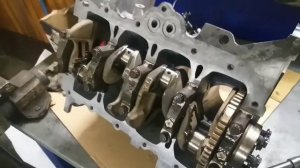 Сборка двигателя Hyundai Solaris1.4