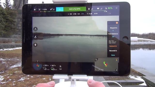 Квадрокоптер DJI Phantom 3 Professional ... POI mode и полет по точкам смотреть онлайн